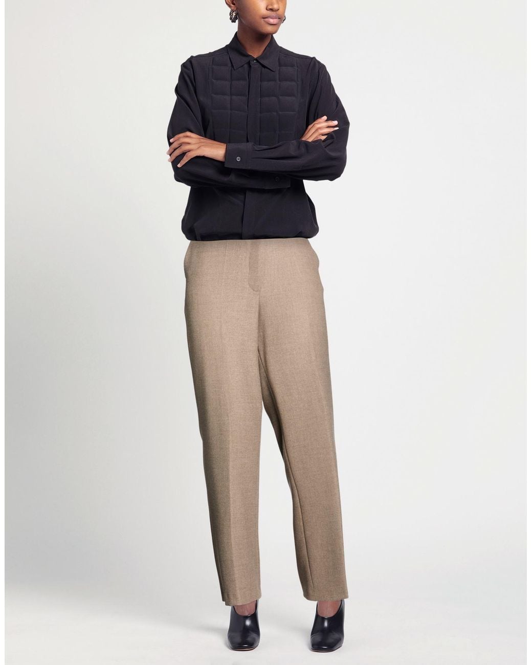 Cambio Natural Pants Polyester, Viscose, Wool, Elastane