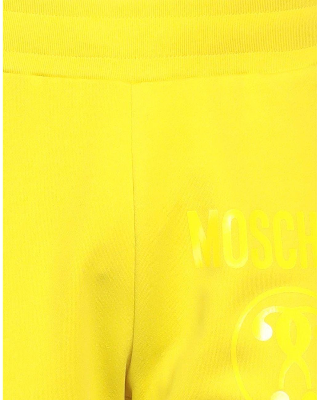 Moschino Yellow Trouser for men