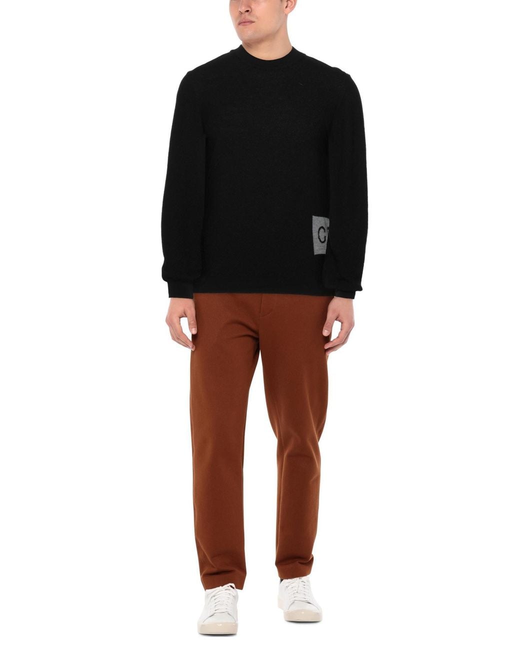 Trussardi Black Jumper for men