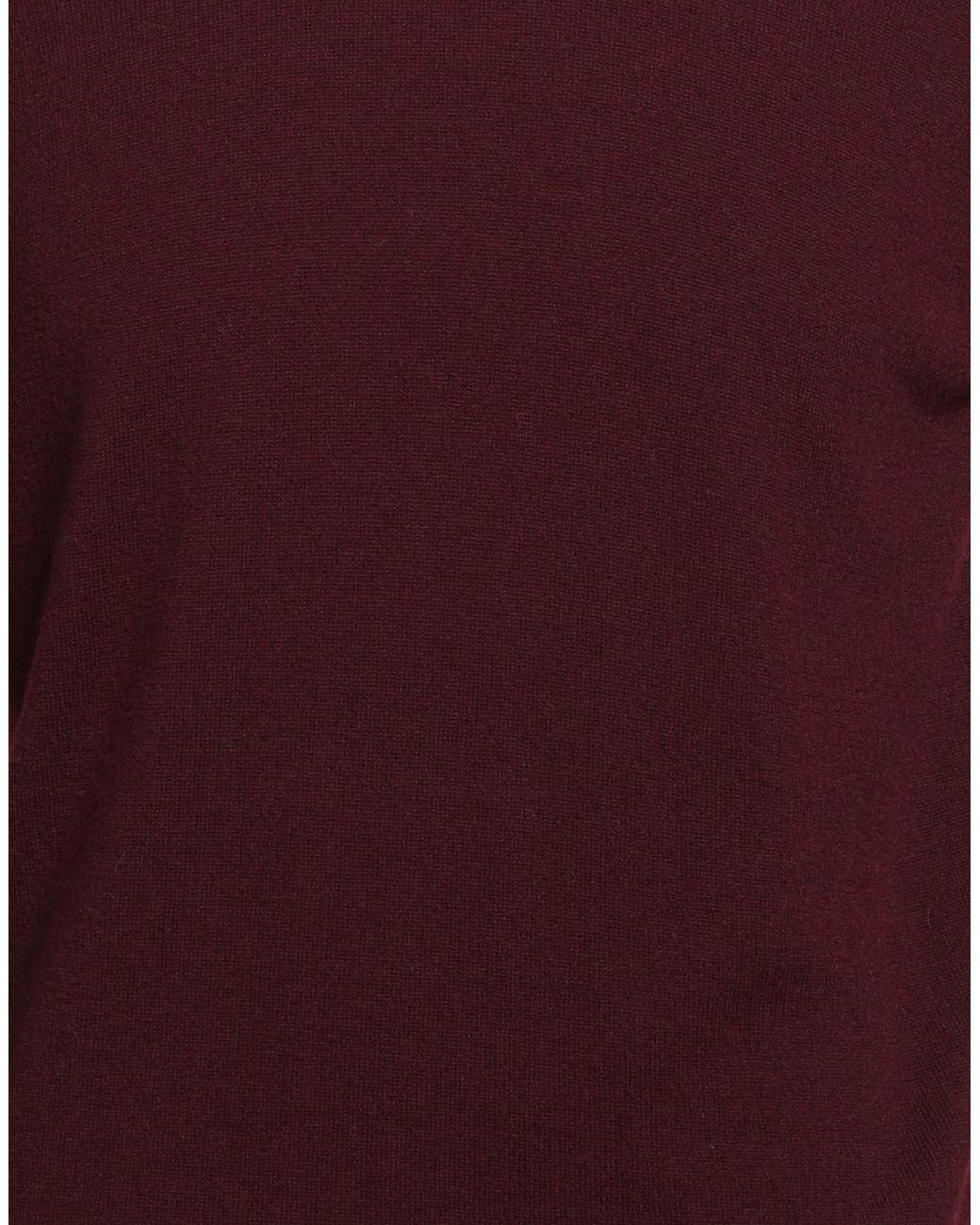 Alpha Studio Red Burgundy Sweater Wool for men