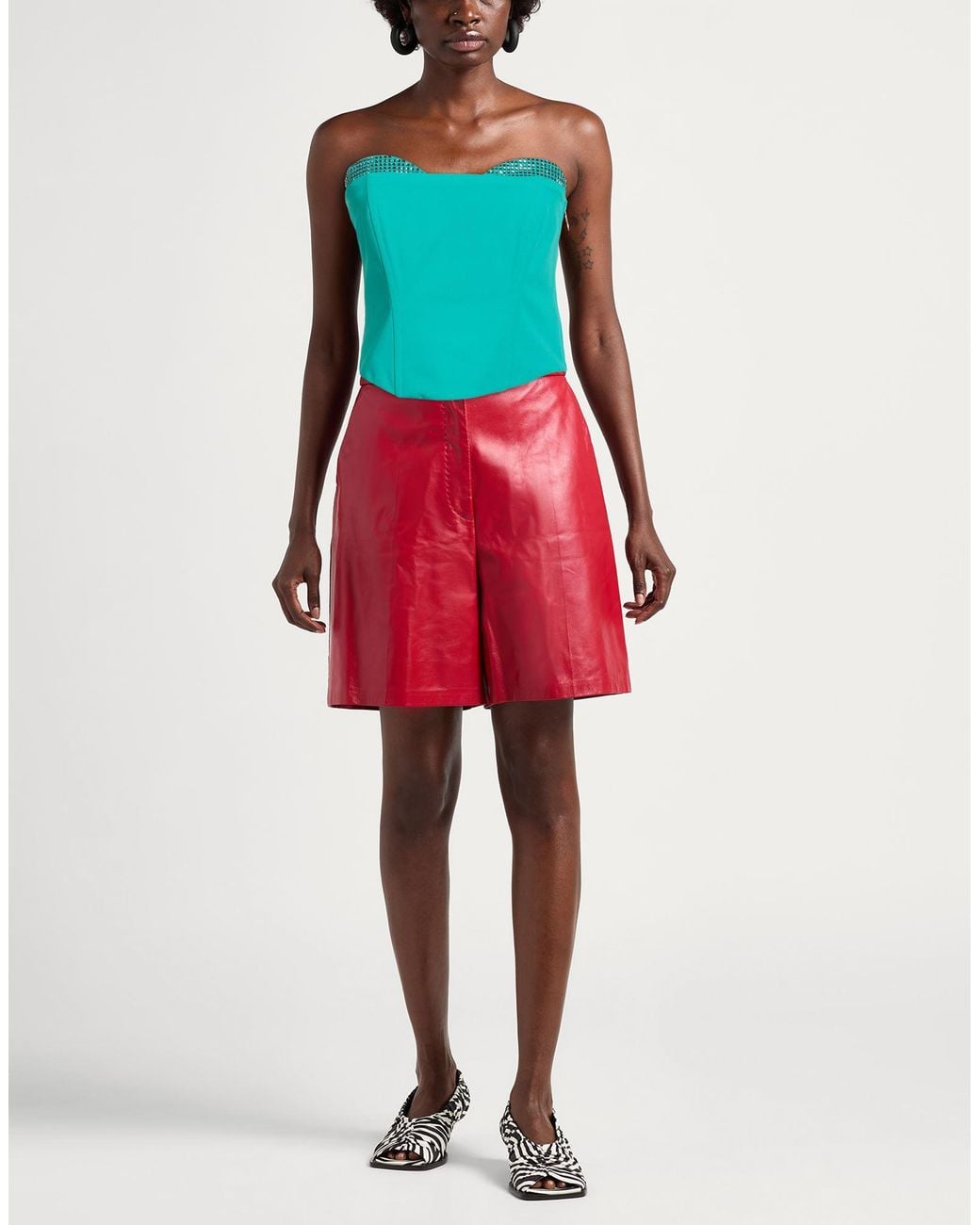 Pinko Blue Top Viscose, Elastane