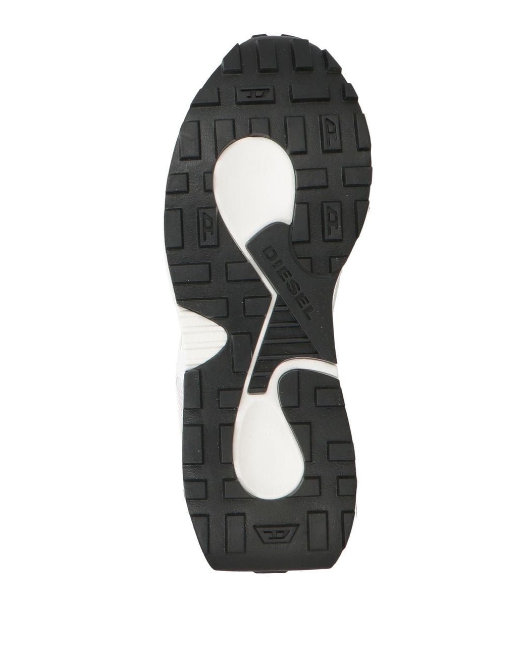 DIESEL White Sneakers Polyester, Polyurethane