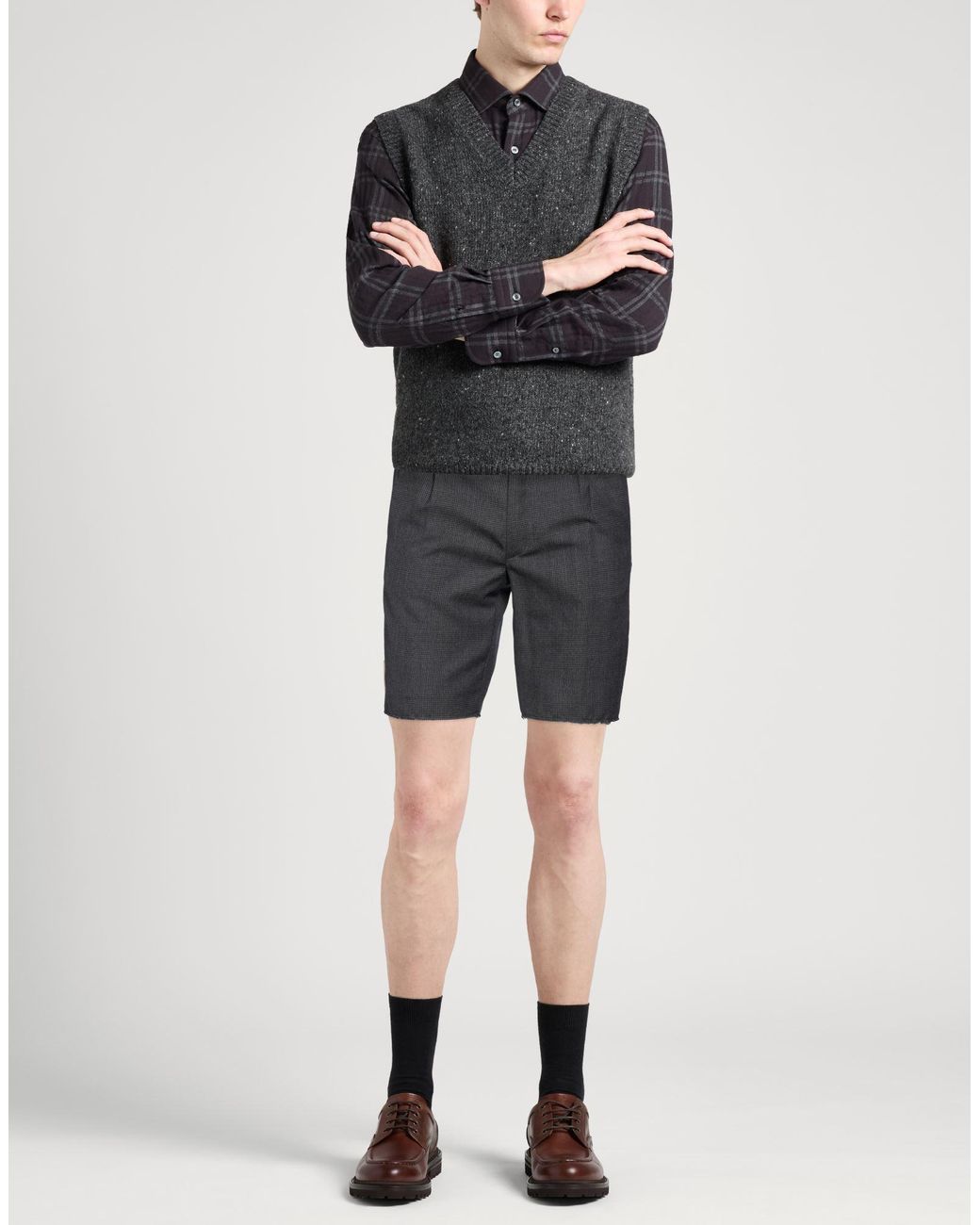 Aspesi Gray Shorts & Bermuda Shorts for men