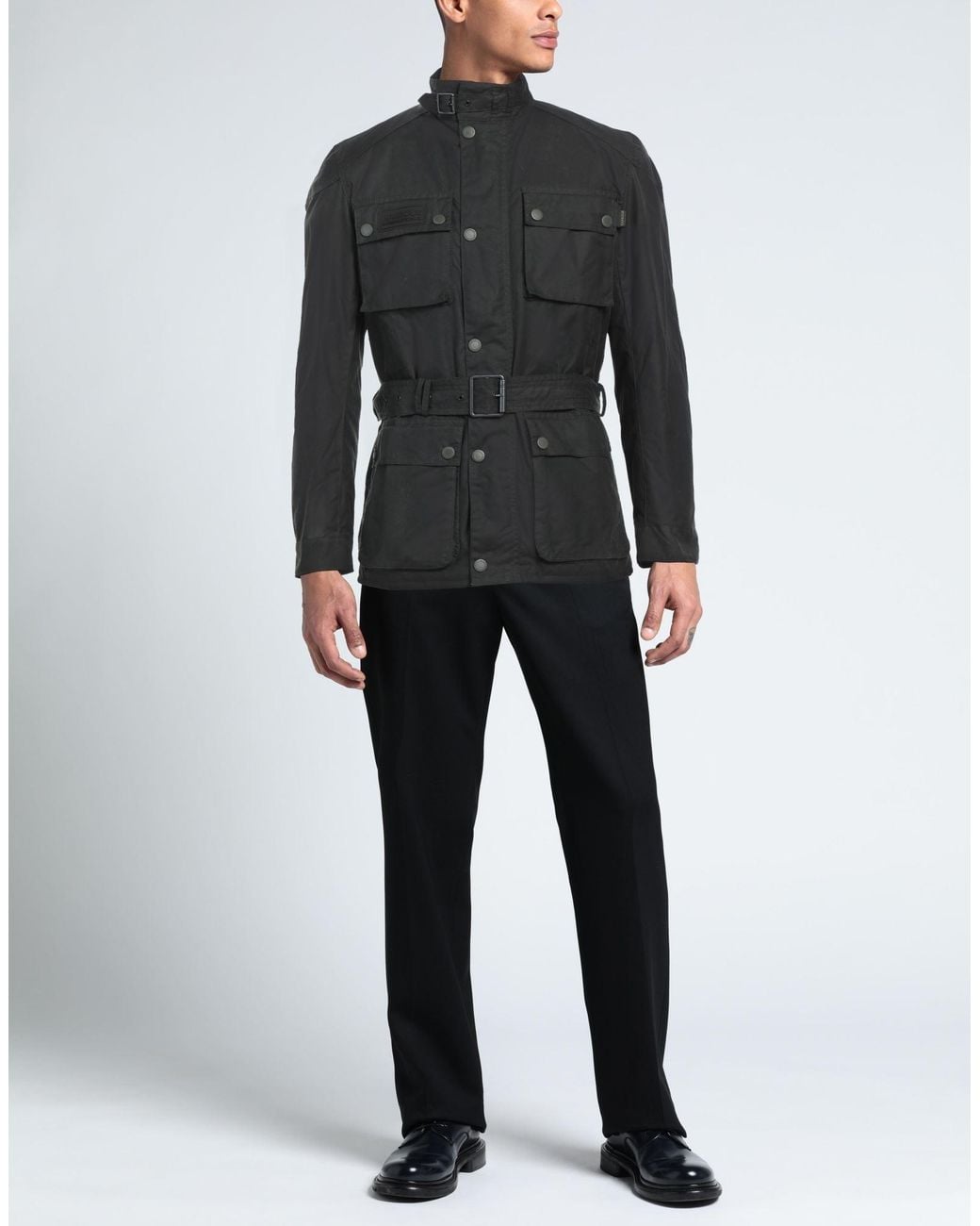 Barbour Black Dark Jacket Cotton for men