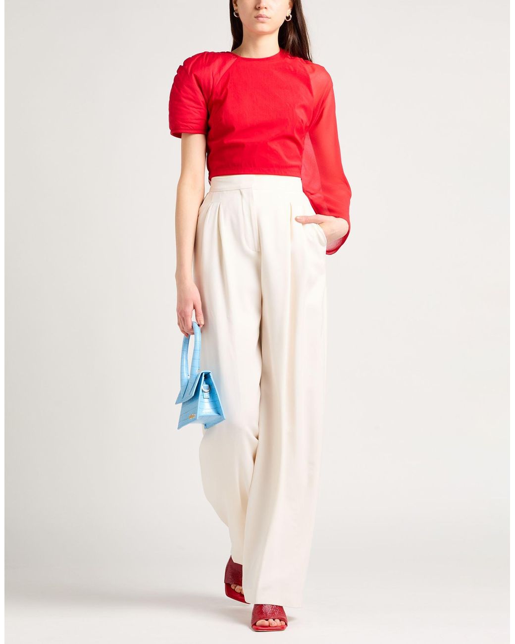 Top Jacquemus en coloris Red