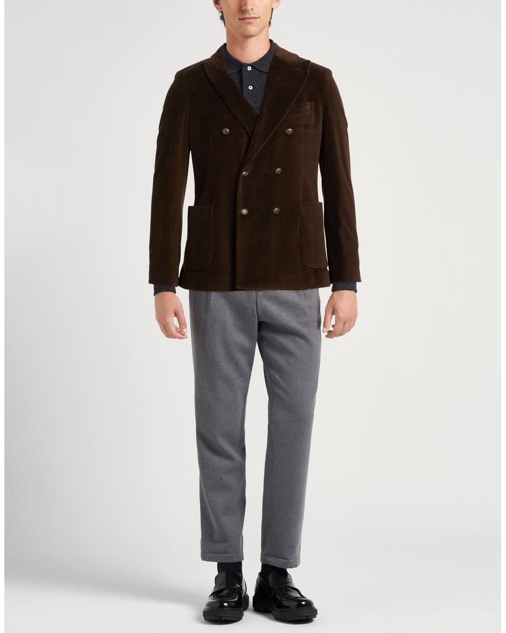 Circolo 1901 Black Blazer Cotton, Polyester for men