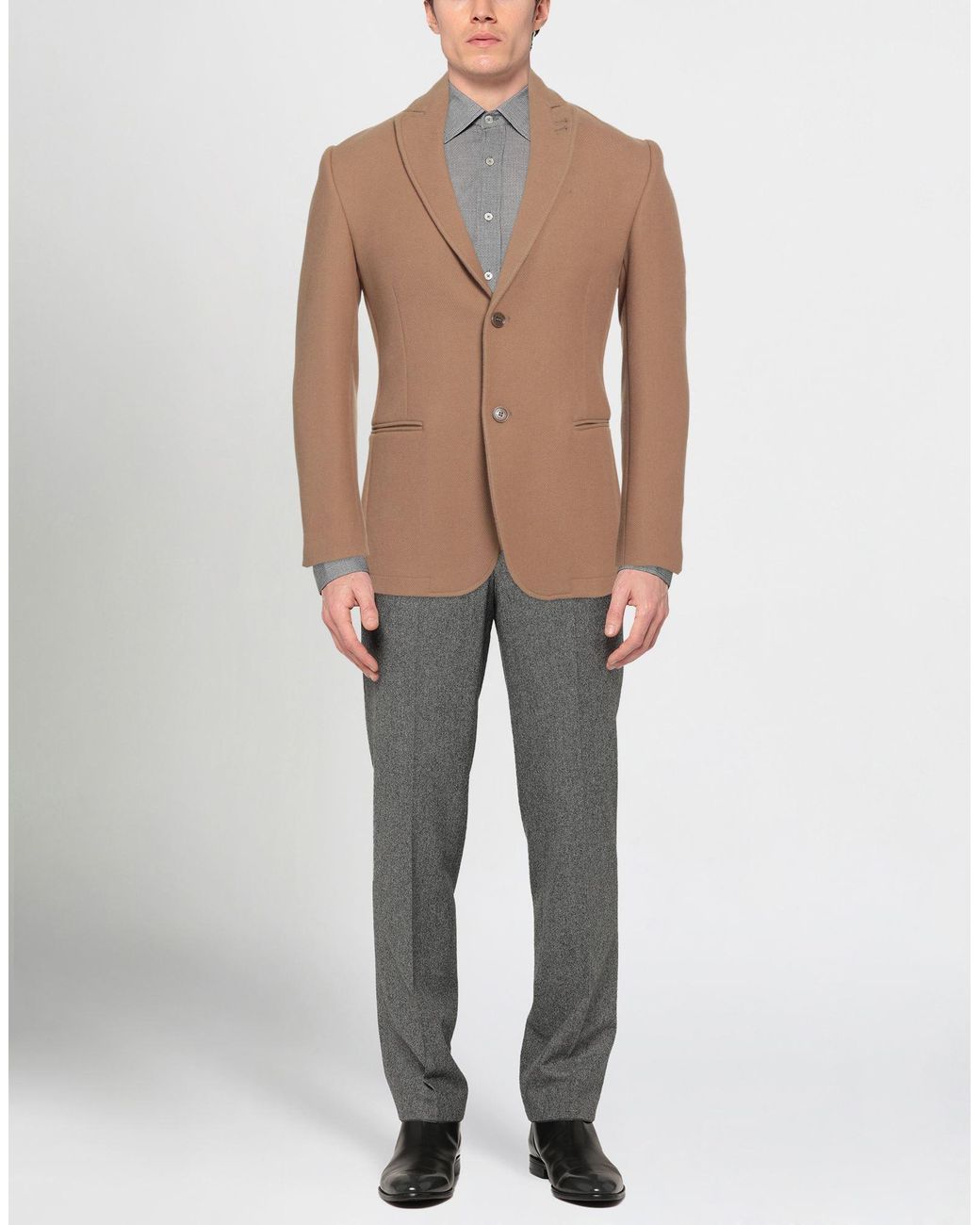 Daniele Alessandrini Brown Blazer for men