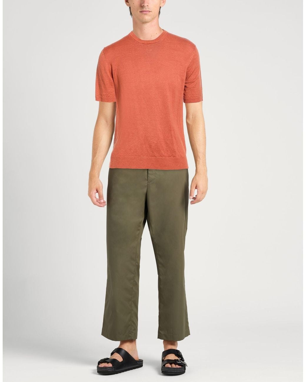 Pullover Alpha Studio pour homme en coloris Orange