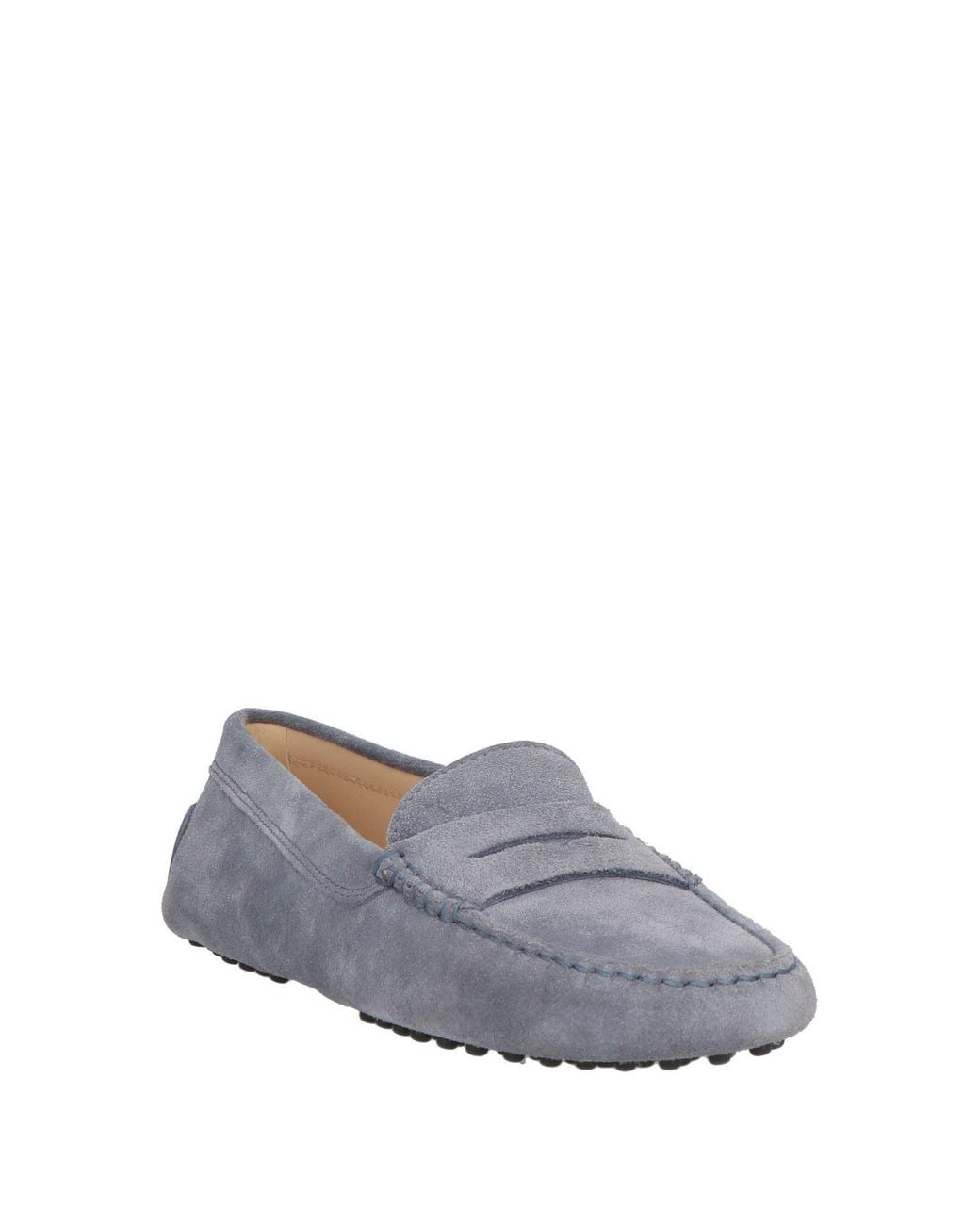 Tod's Gray Loafers Leather