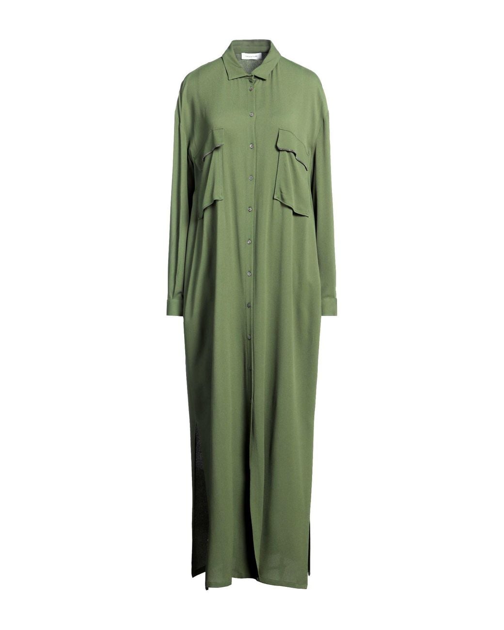 Fabiana Filippi Green Maxi Dress