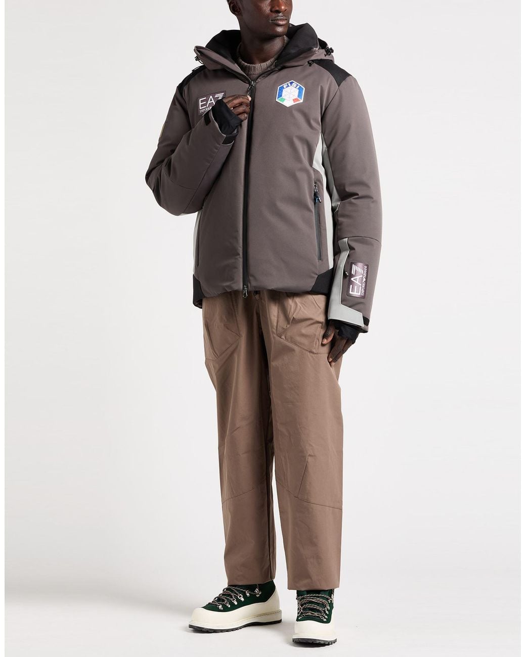 EA7 Gray Snow Wear for men