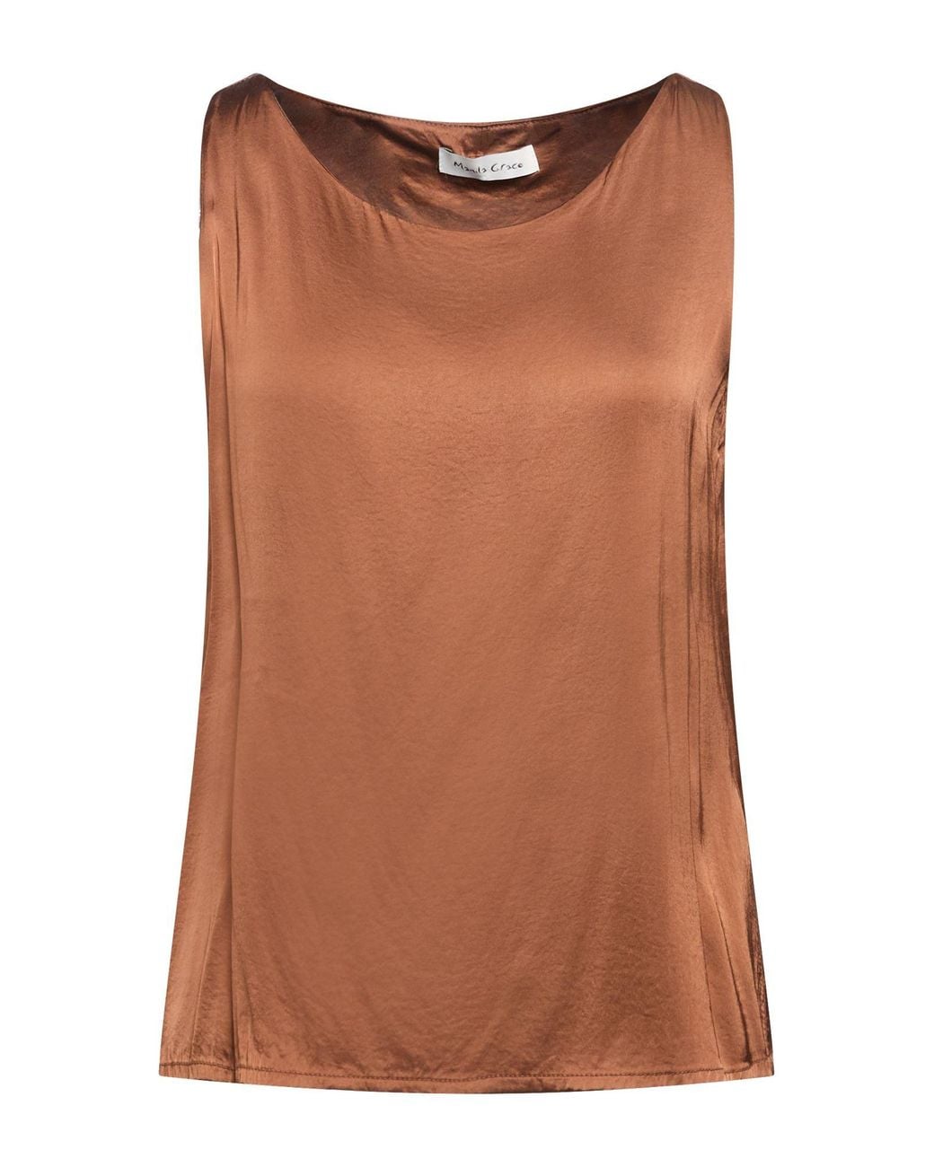Manila Grace Brown Tops