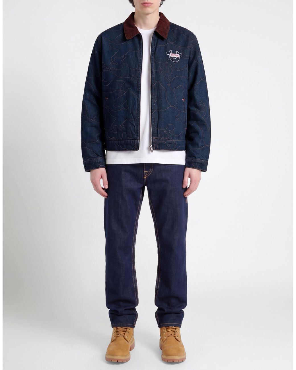 True Religion Blue Denim Outerwear for men