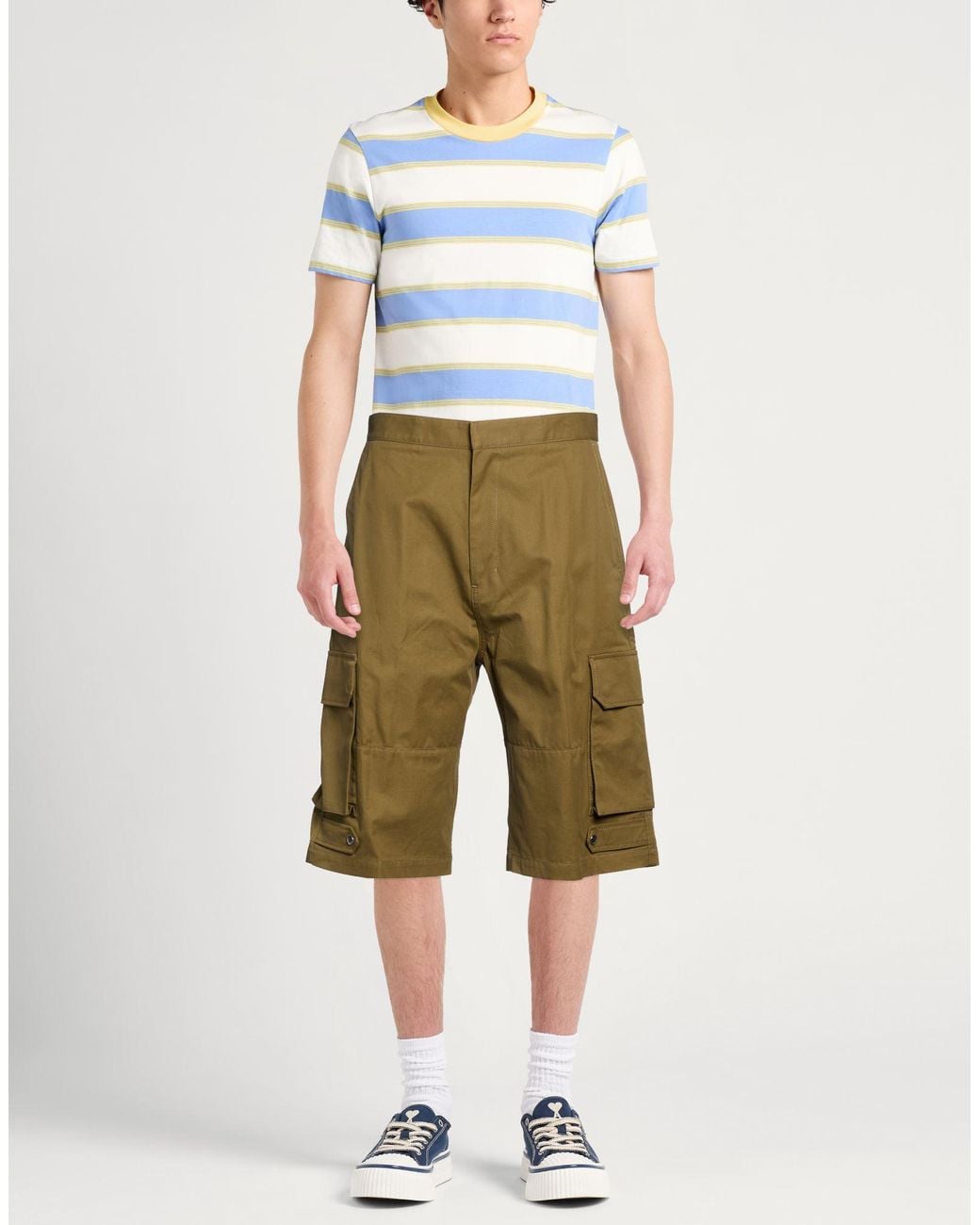 AMI Green Shorts & Bermuda Shorts for men