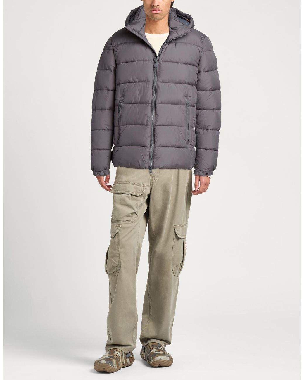 Save The Duck Gray Puffer for men