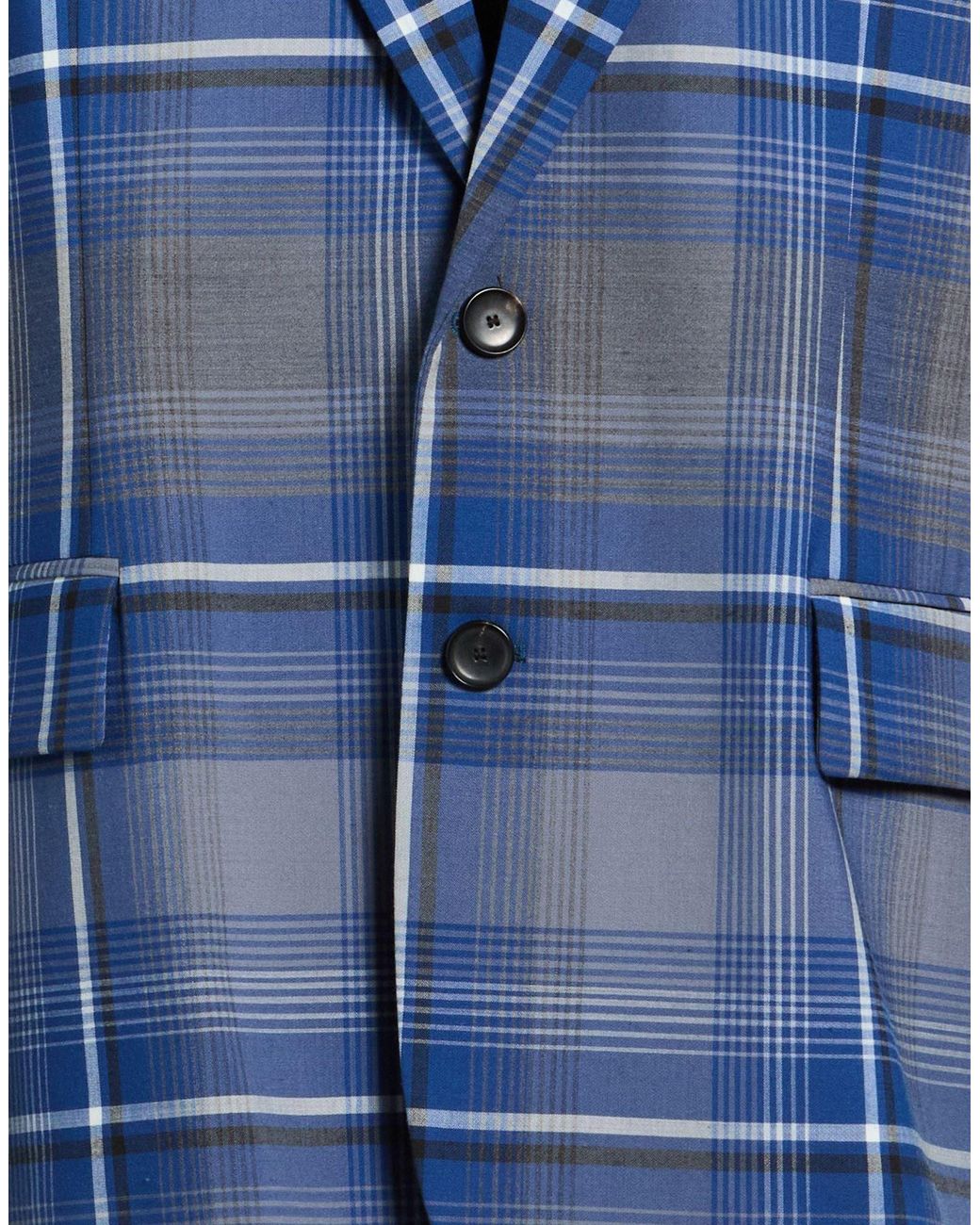 Marni Blue Blazer Polyester, Virgin Wool, Elastane for men