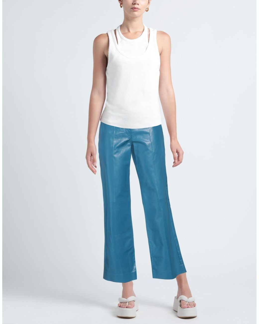 Jil Sander Blue Trouser
