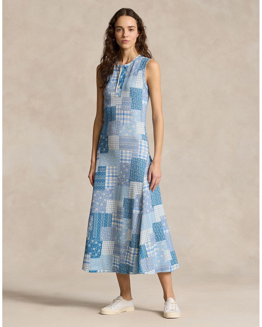 Polo Ralph Lauren Blue Midi Dress