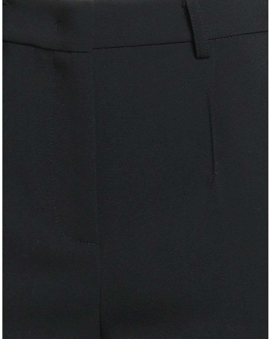 Patrizia Pepe Black Pants Polyester, Viscose, Elastane