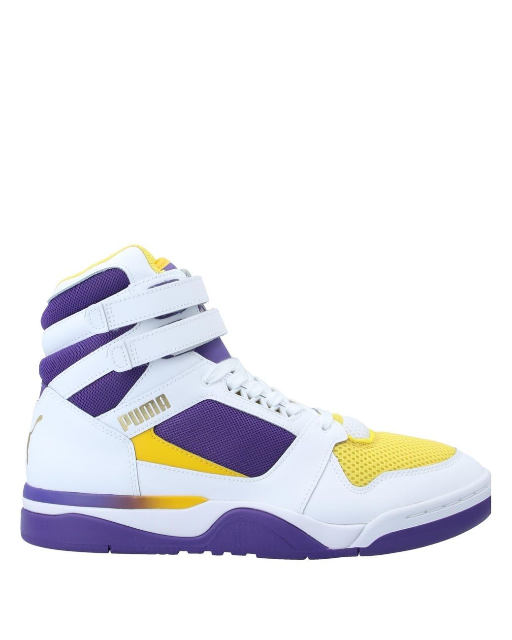 puma white high