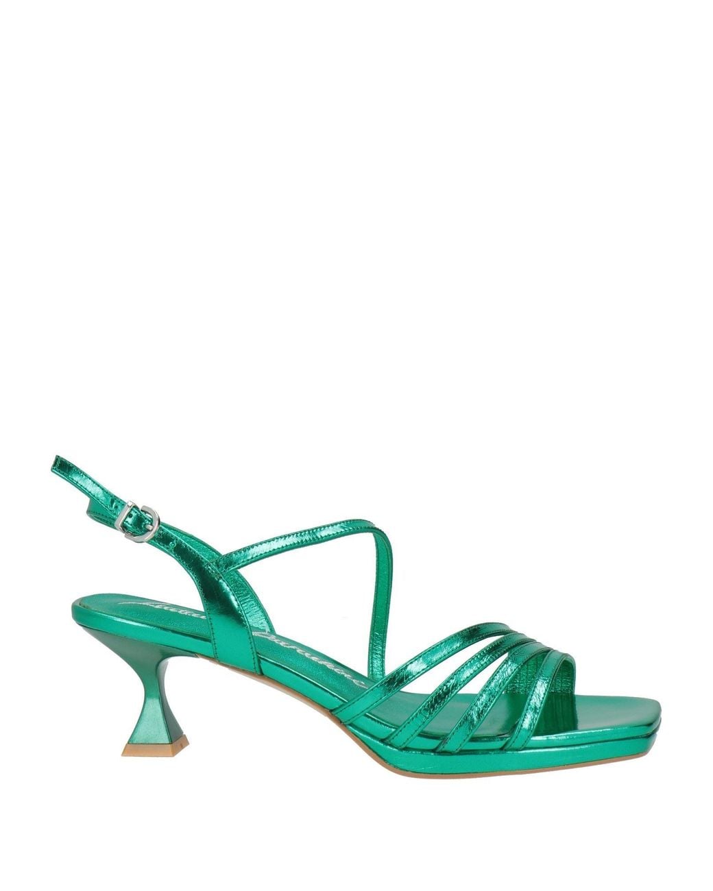 Luciano Barachini Green Sandals Leather