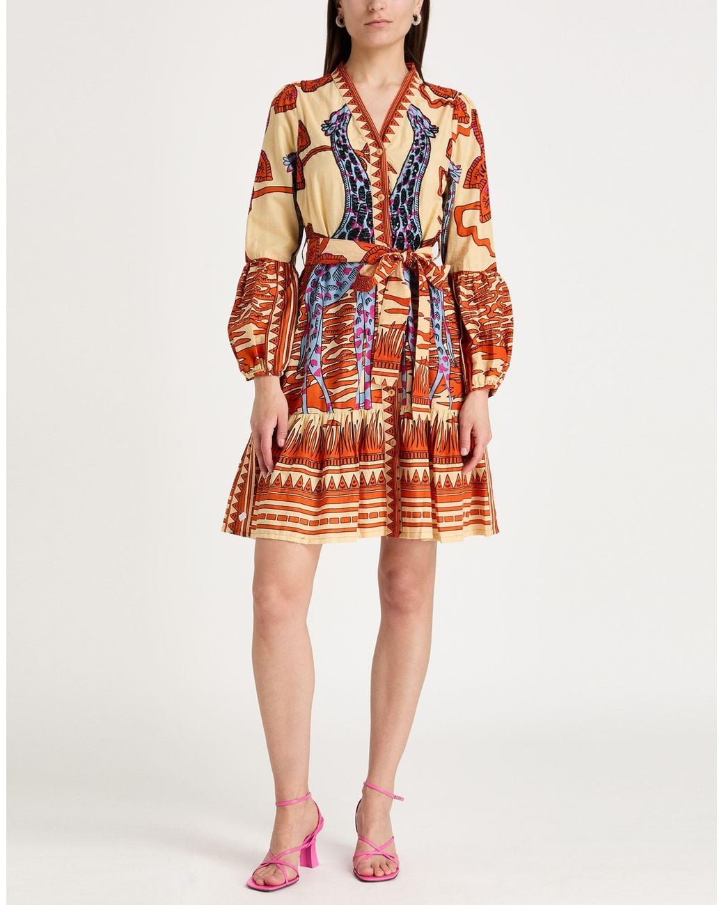 CONNOR & BLAKE Orange Mini Dress