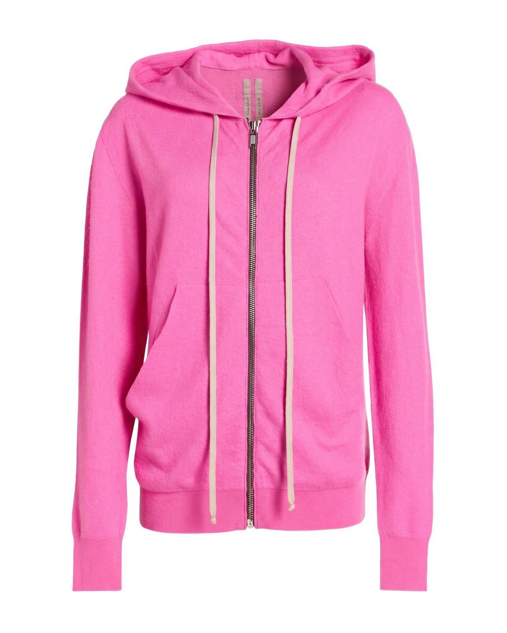 Rick Owens Pink Fuchsia Cardigan Cashmere