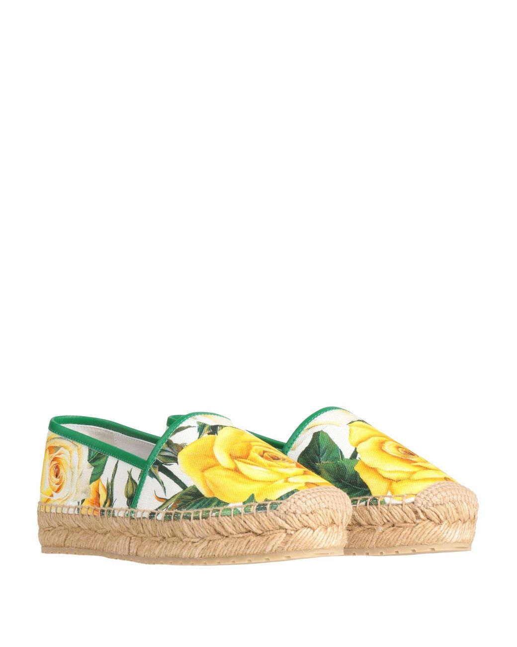 Dolce & Gabbana Yellow Espadrilles