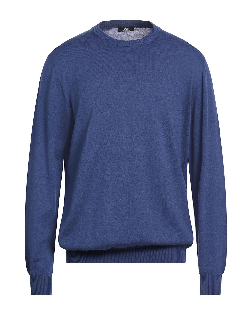 Alpha Studio Blue Sweaters for men