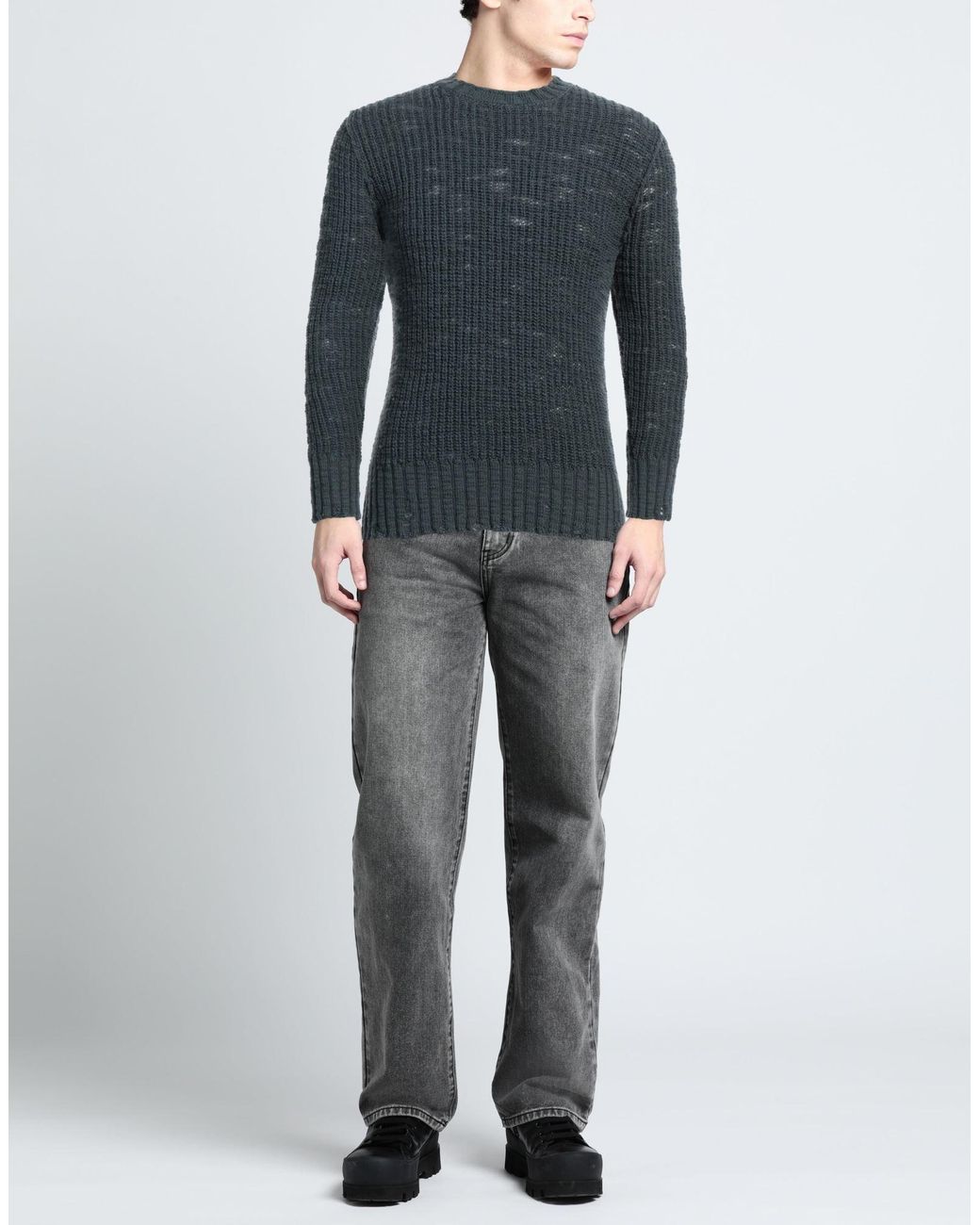 Messagerie Blue Sweater Wool for men