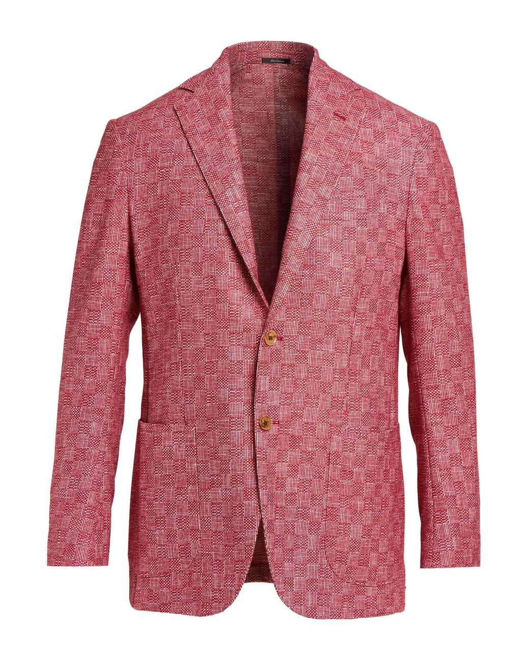 Sartorio Napoli Red Blazer Virgin Wool, Cotton, Silk, Polyamide, Elastane for men