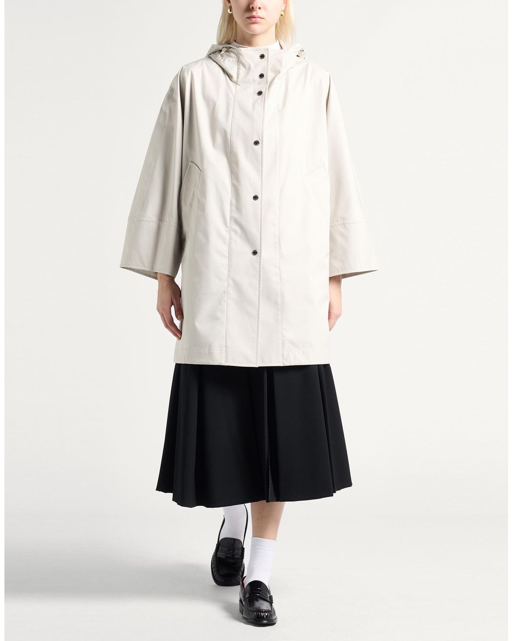 Moorer Natural Overcoat & Trench Coat Polyamide, Polyurethane