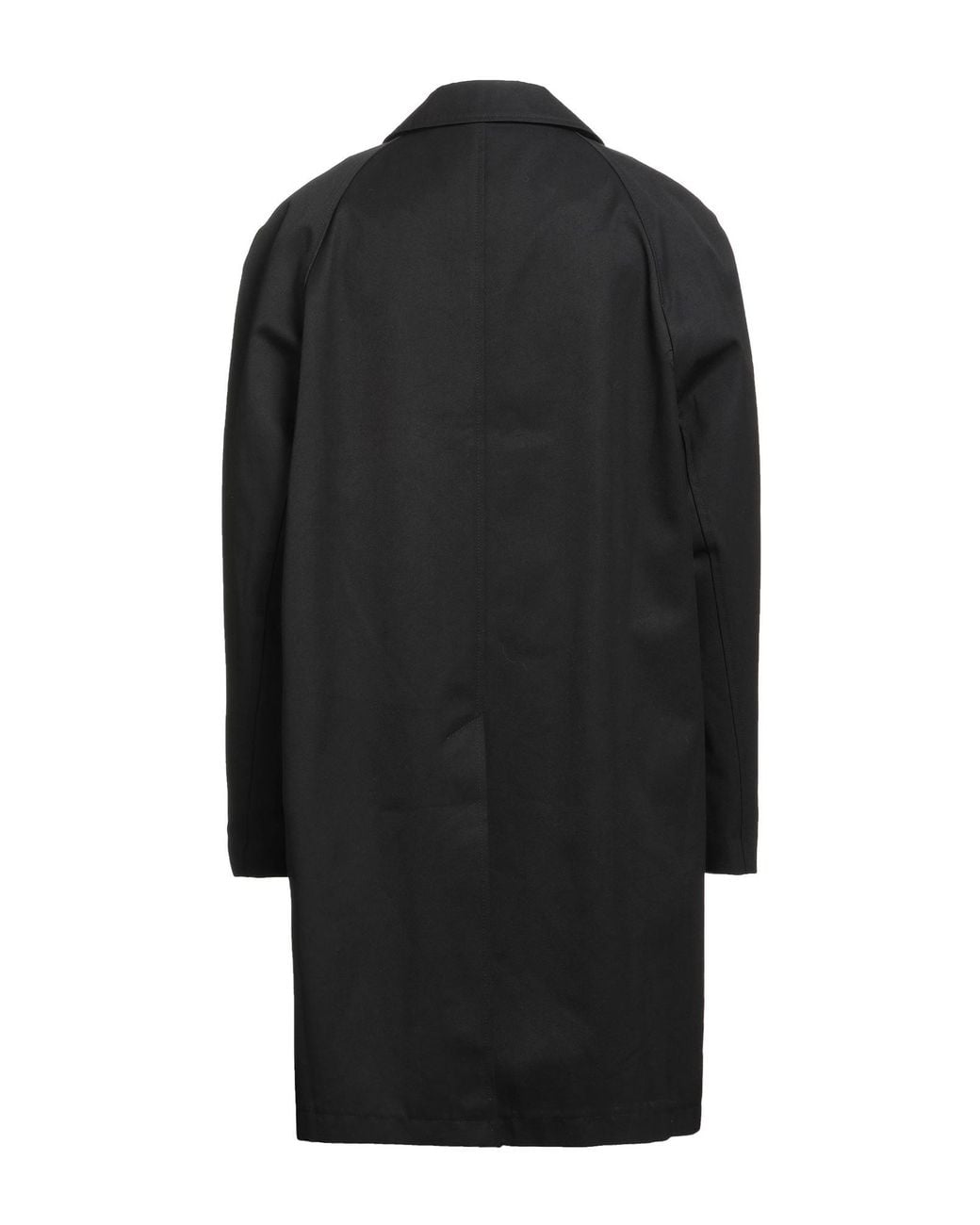 Balmain Black Overcoat & Trench Coat for men