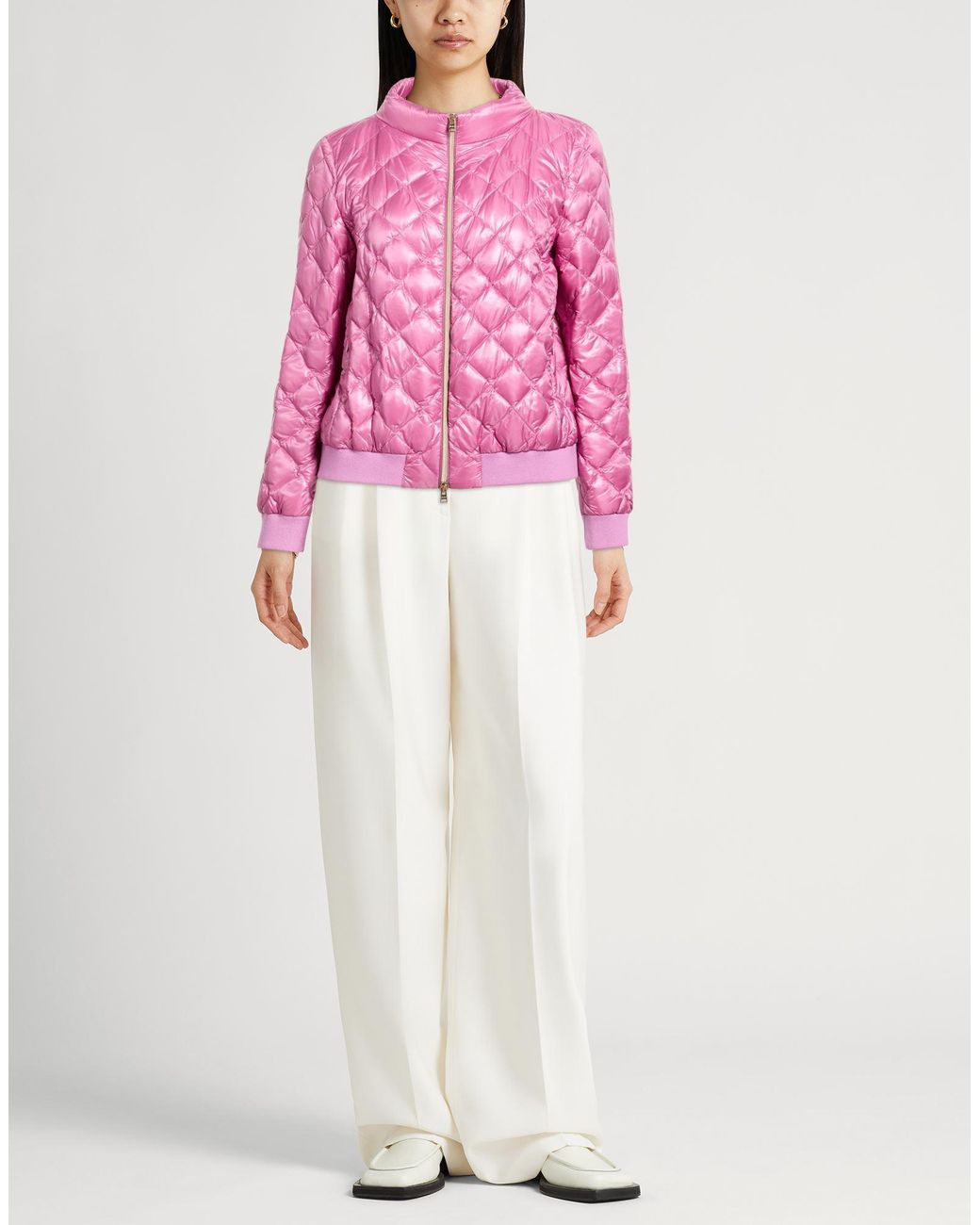 Herno Pink Puffer Polyamide