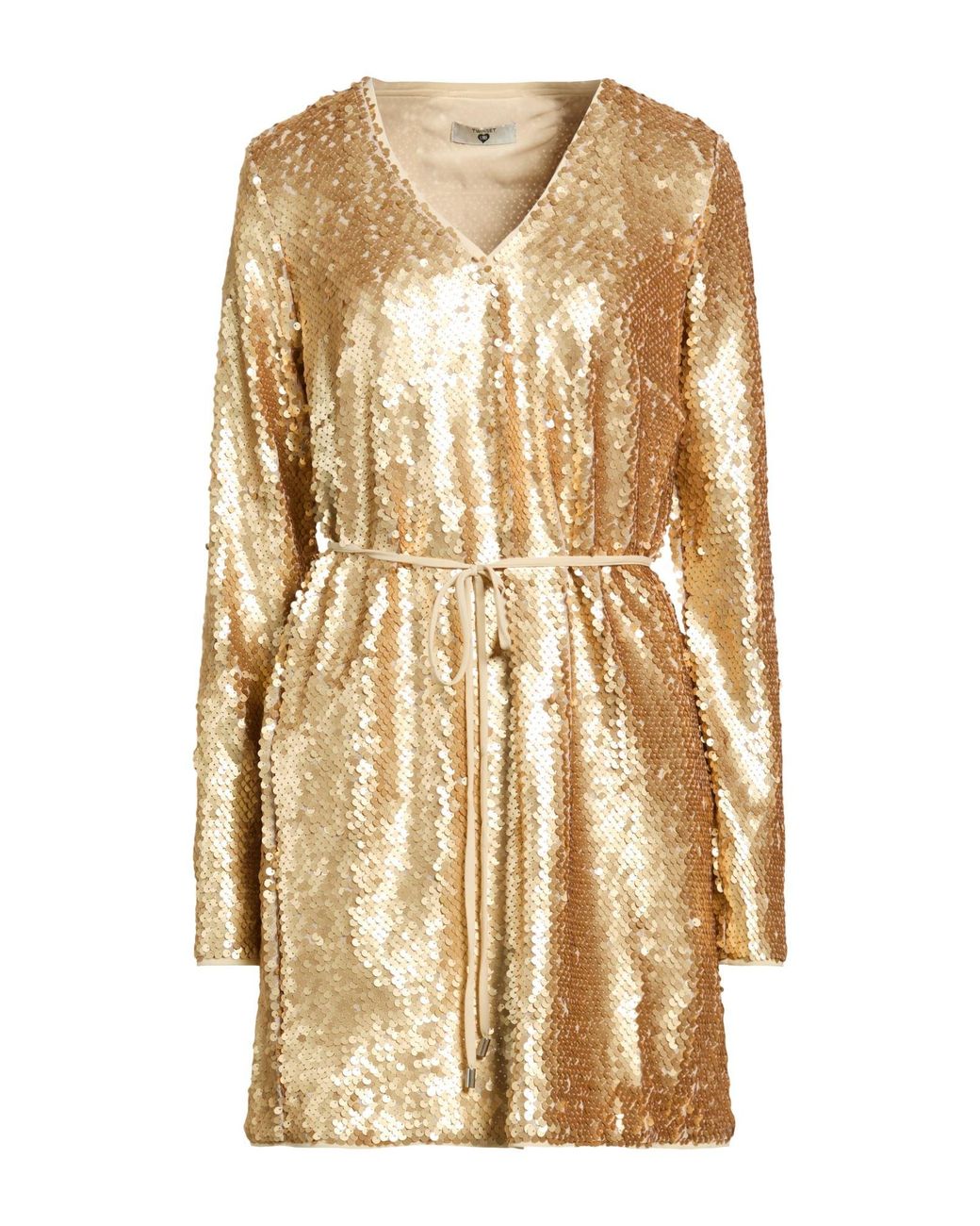 Twinset Metallic Mini Dress