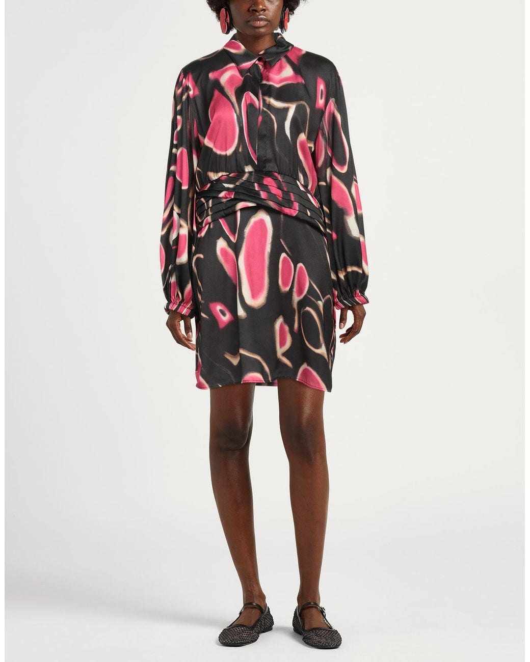 Jijil Black Mini Dress Polyester