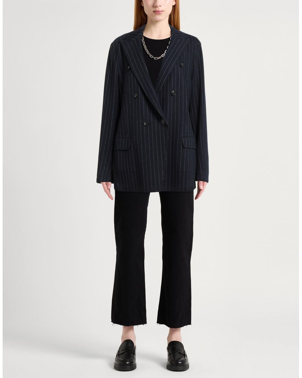 Eleventy Blue Midnight Blazer Wool, Cotton