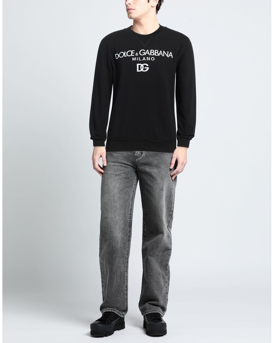 Dolce & Gabbana Black Sweatshirt for men