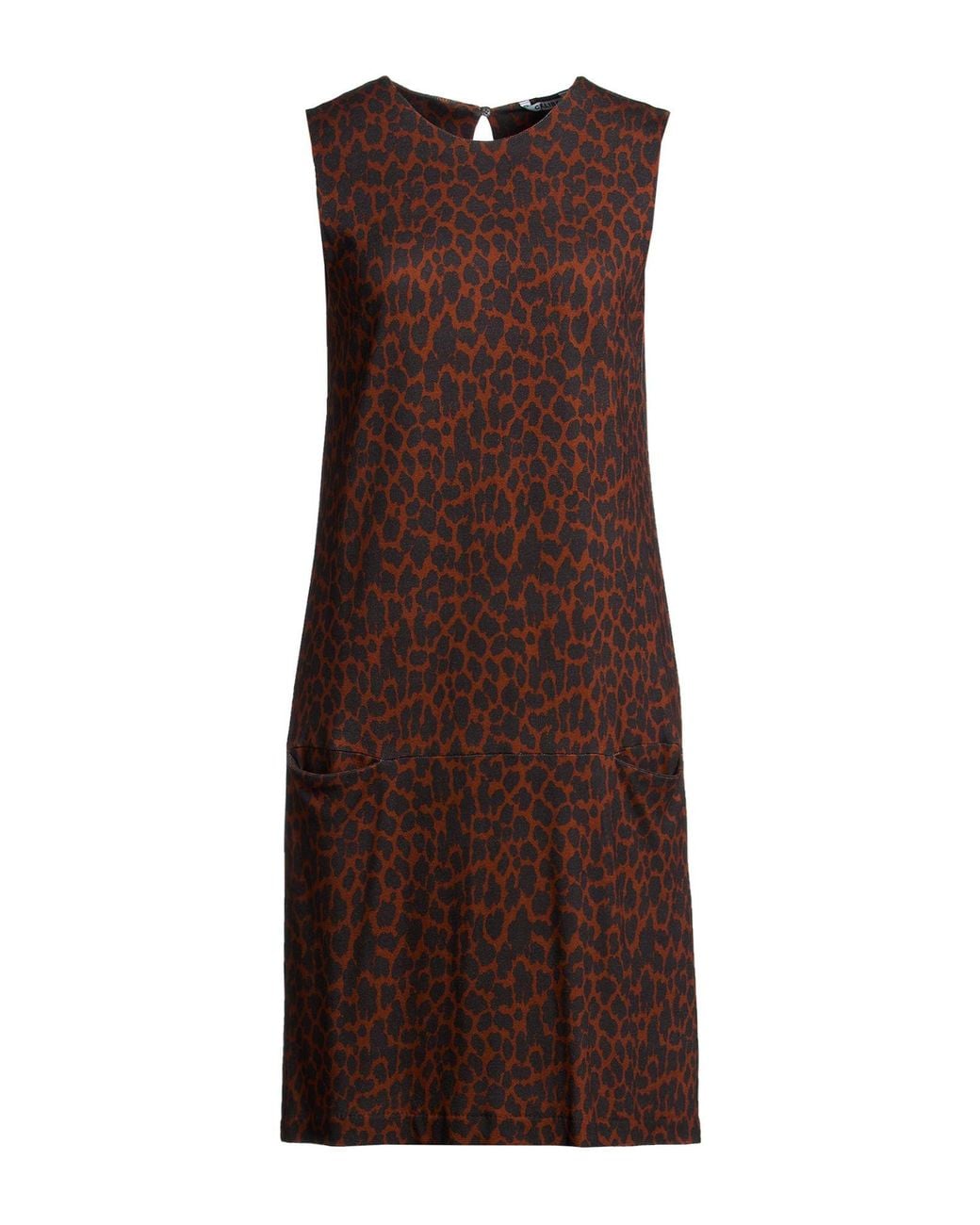Caliban Brown Mini Dress