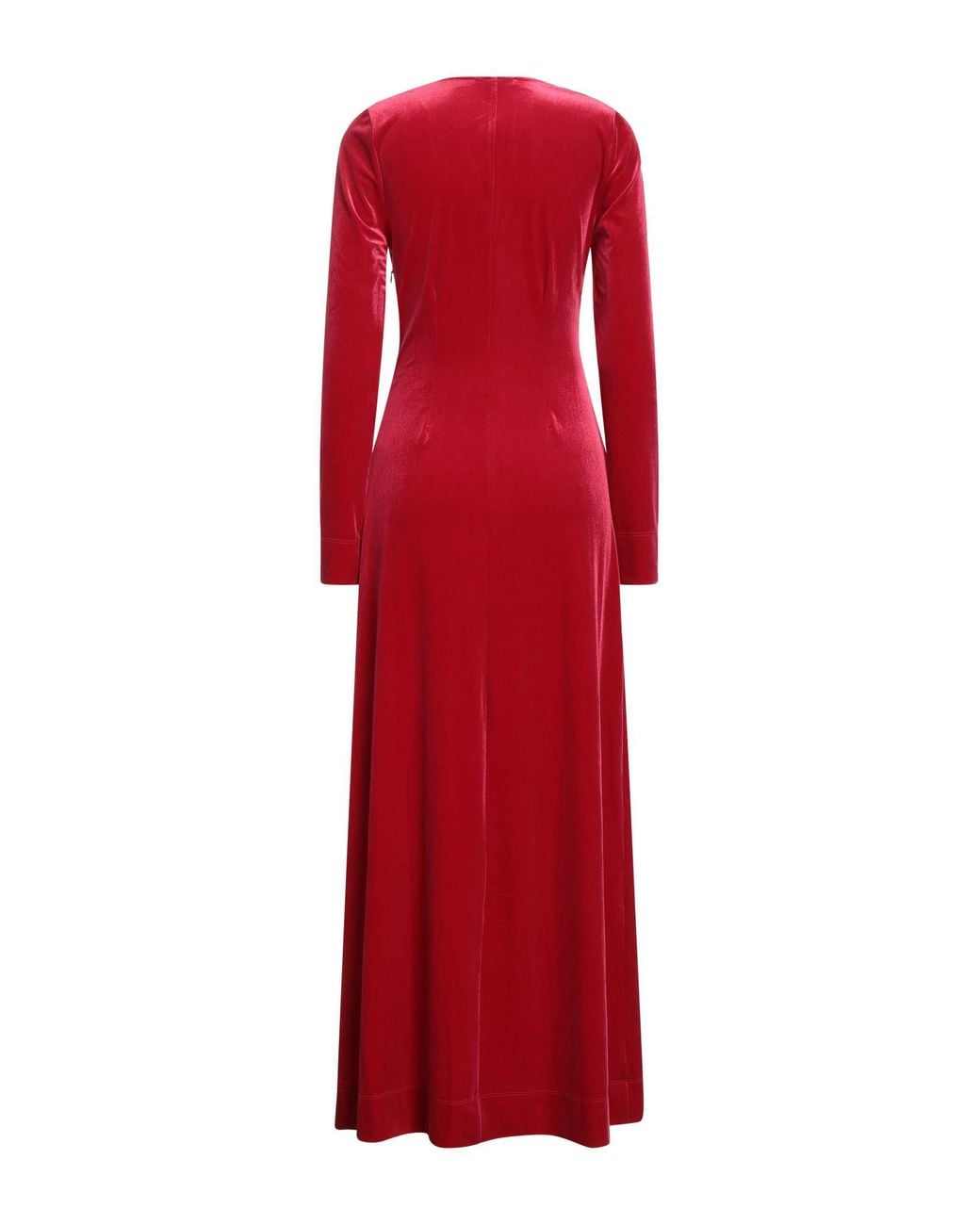 Ganni Red Maxi Dress