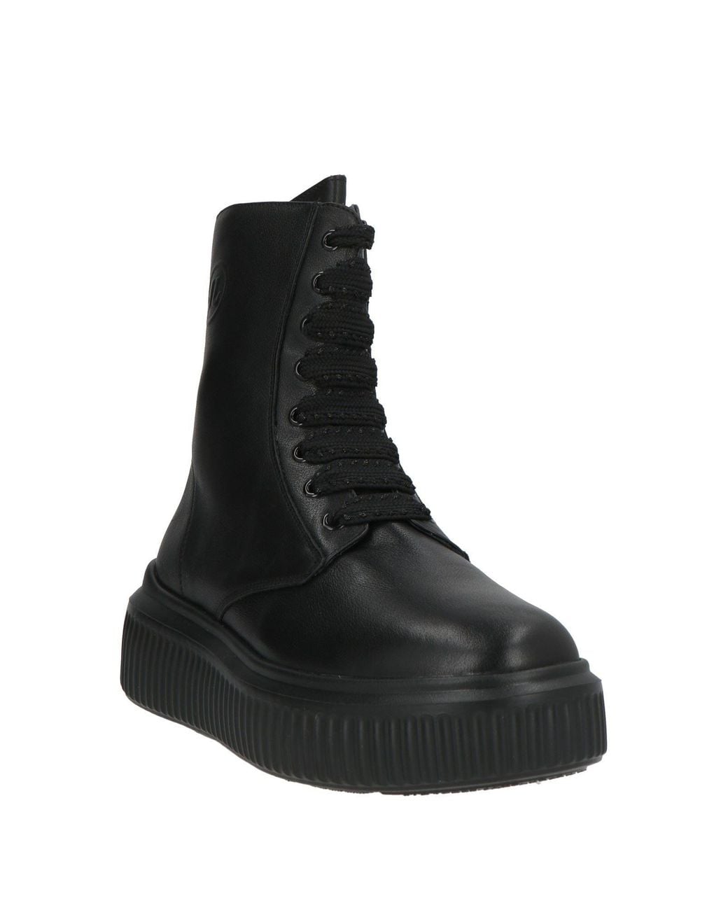 Janet & Janet Black Ankle Boots Leather