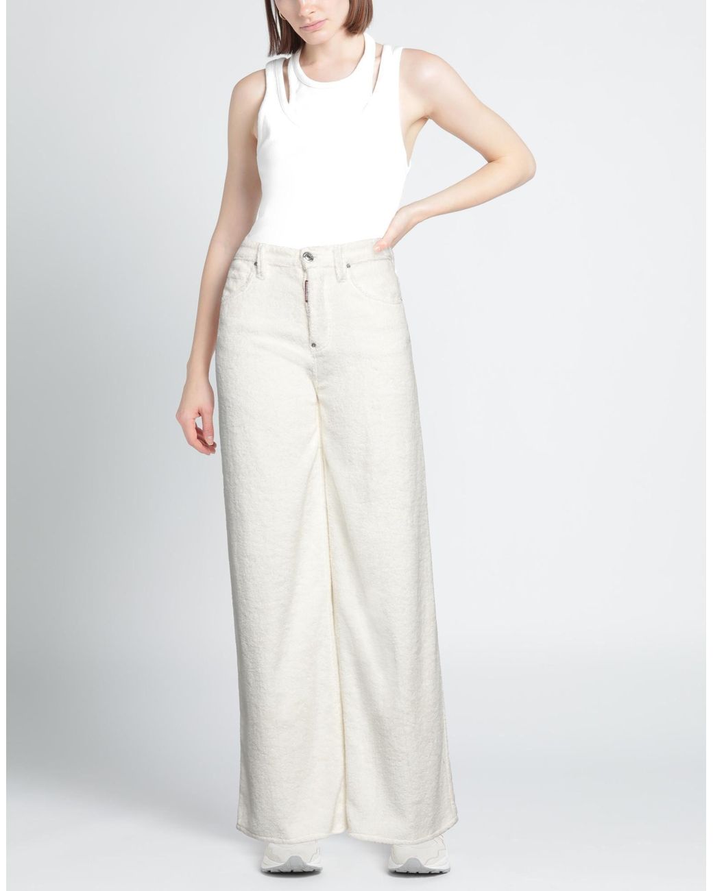 DSquared² White Trouser