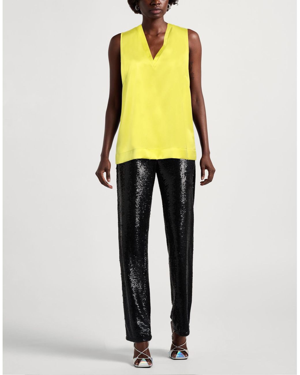 Hanita Yellow Top Polyester, Elastane