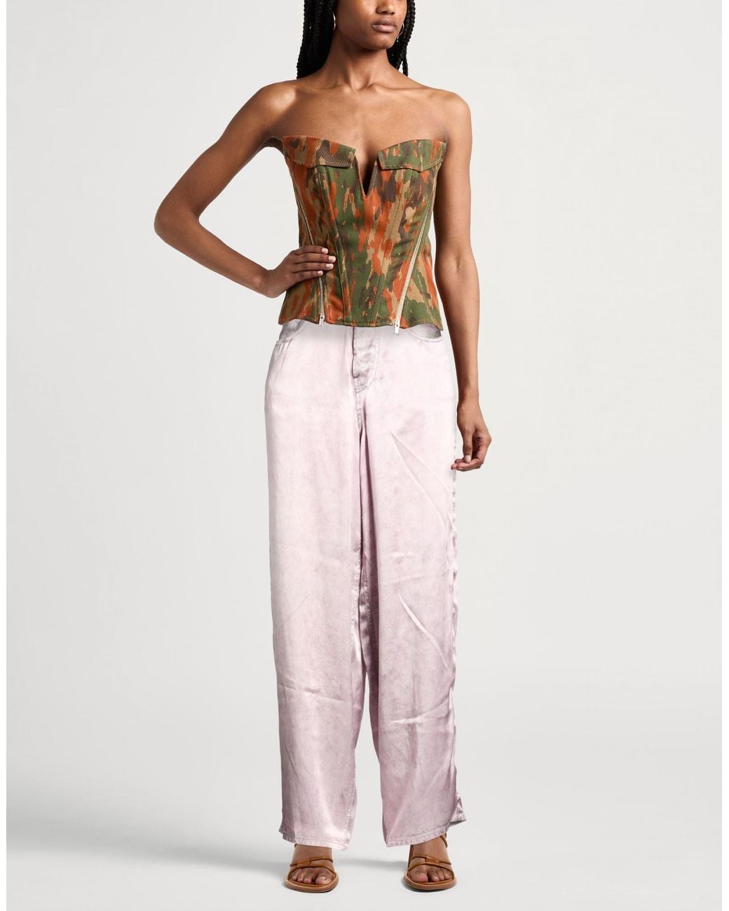 Haikure Pink Pants Silk