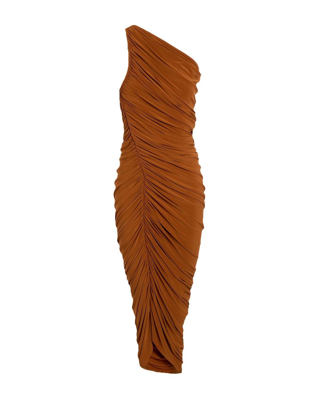 Norma Kamali Brown Mini Dress