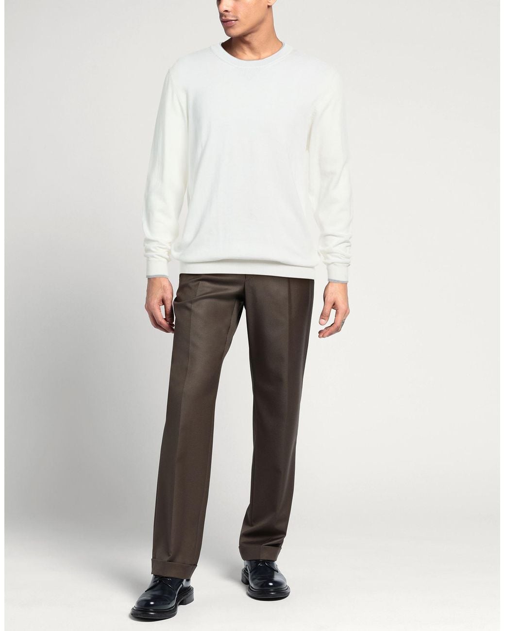 Pullover M.Q.J. de hombre de color White