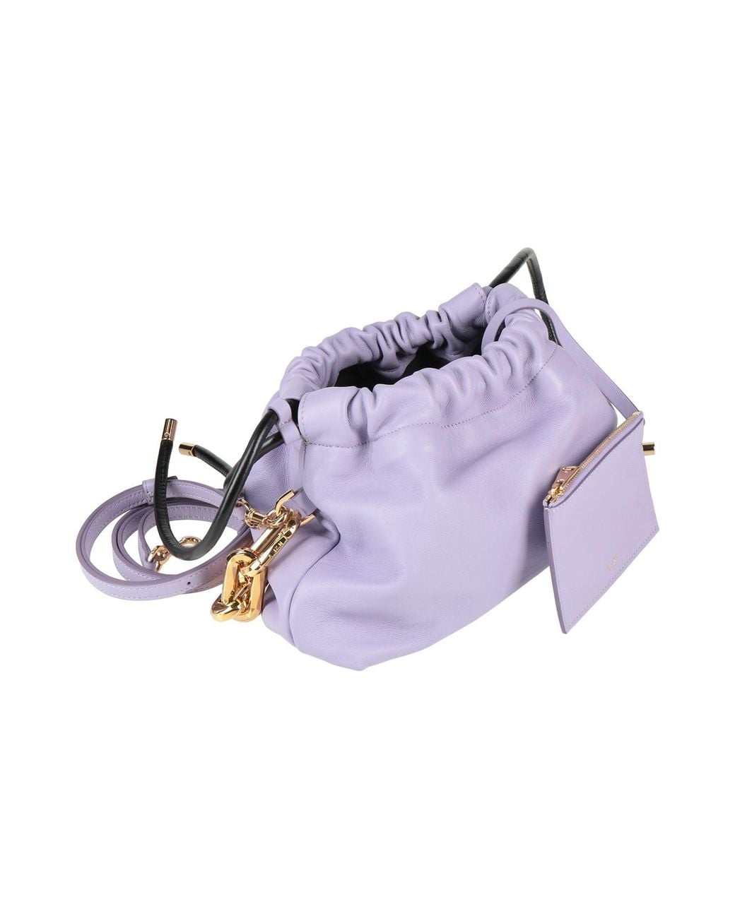 N°21 Purple Handbag Leather