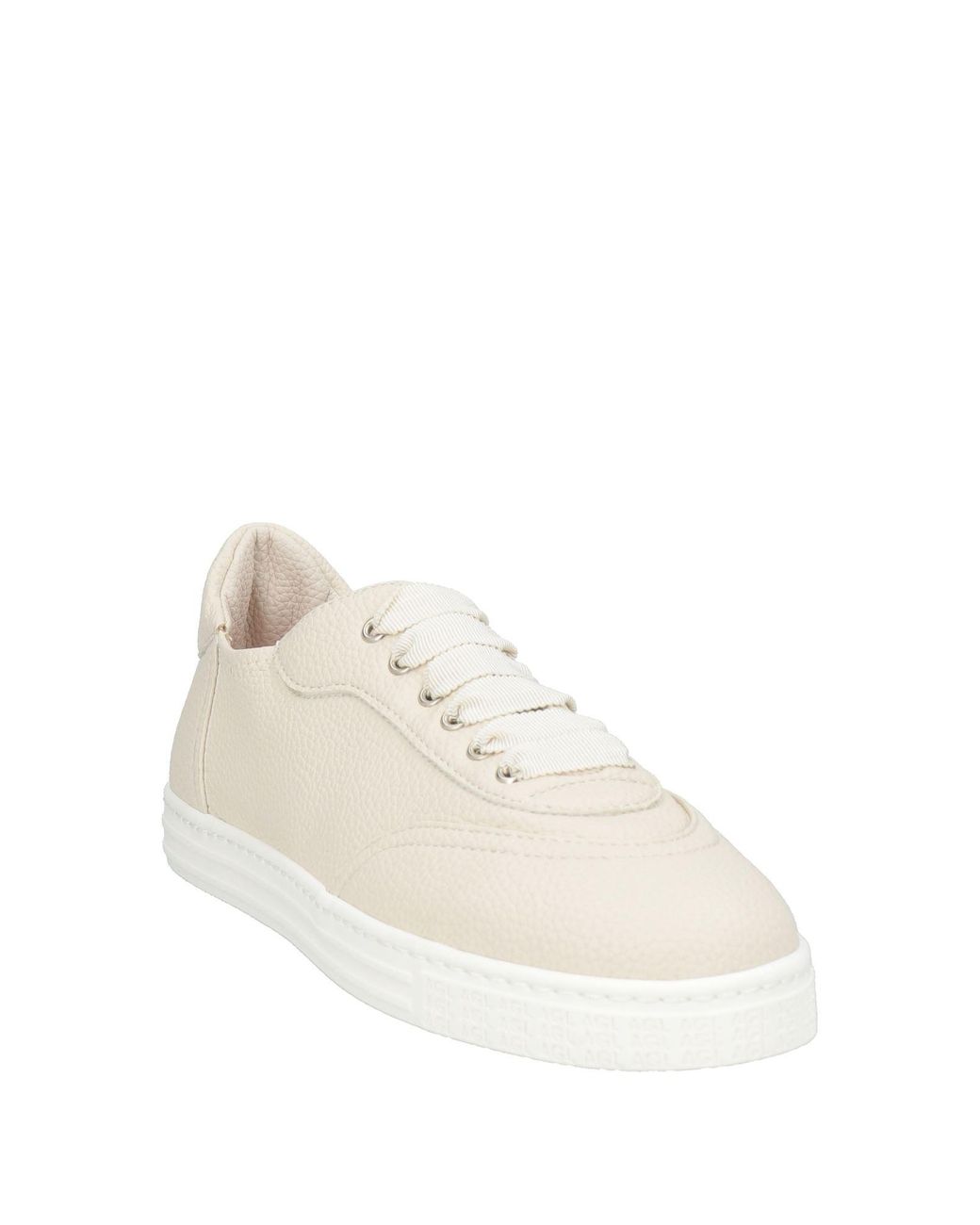 Agl Attilio Giusti Leombruni Natural Ivory Sneakers Polyurethane, Polyester