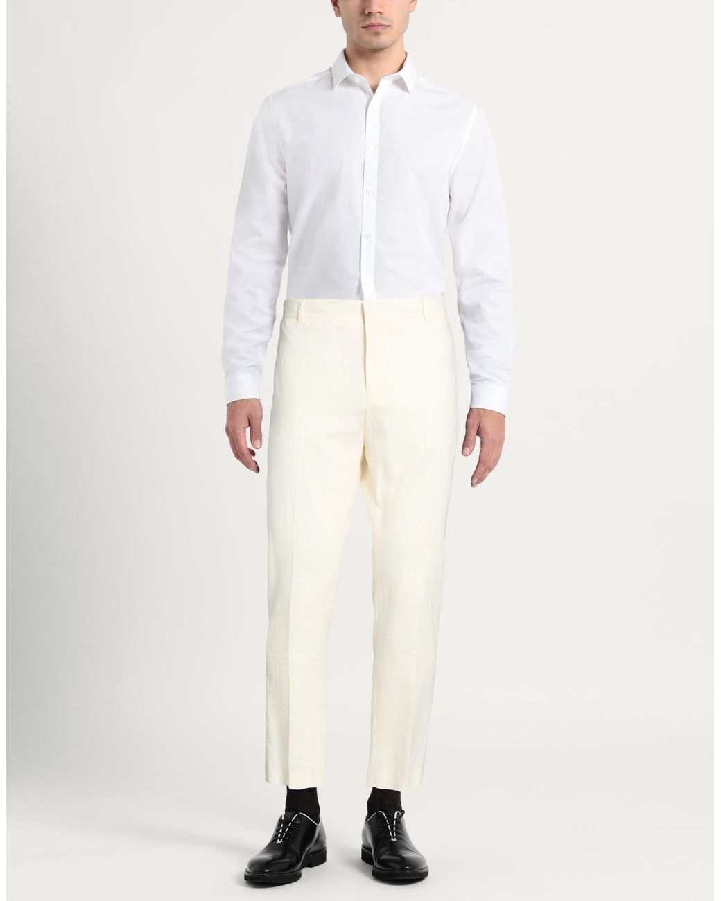 Daniele Alessandrini White Trouser for men