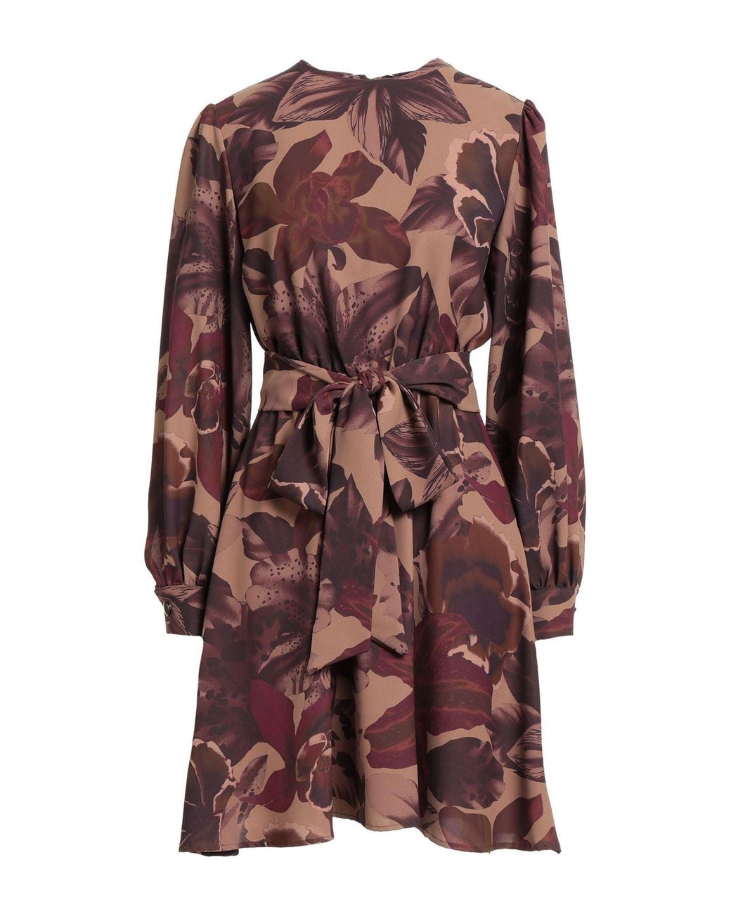 Compagnia Italiana Purple Camel Mini Dress Pes